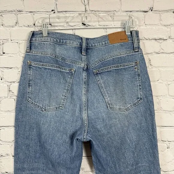 Madewell Jeans Womens 29 Petite The Perfect Vintage Straight Leg Ainsworth Wash - Picture 10 of 14